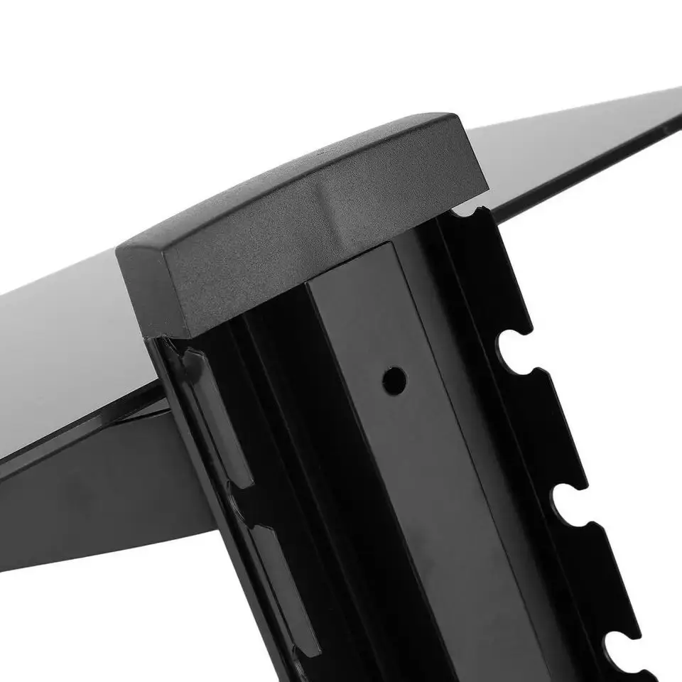 Double tempered glass wall mount dvd player shelf AV stand set-top box wall mount