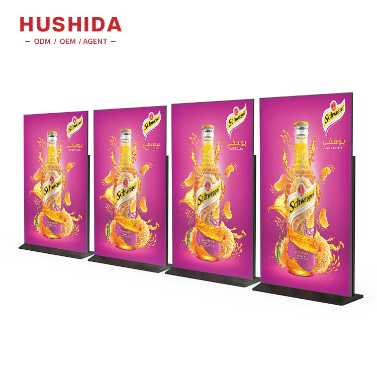 86 Inch Ultra-Narrow Bezel Monitor 4K Interactive Signage Display Stands Full Screen Digital Signage
