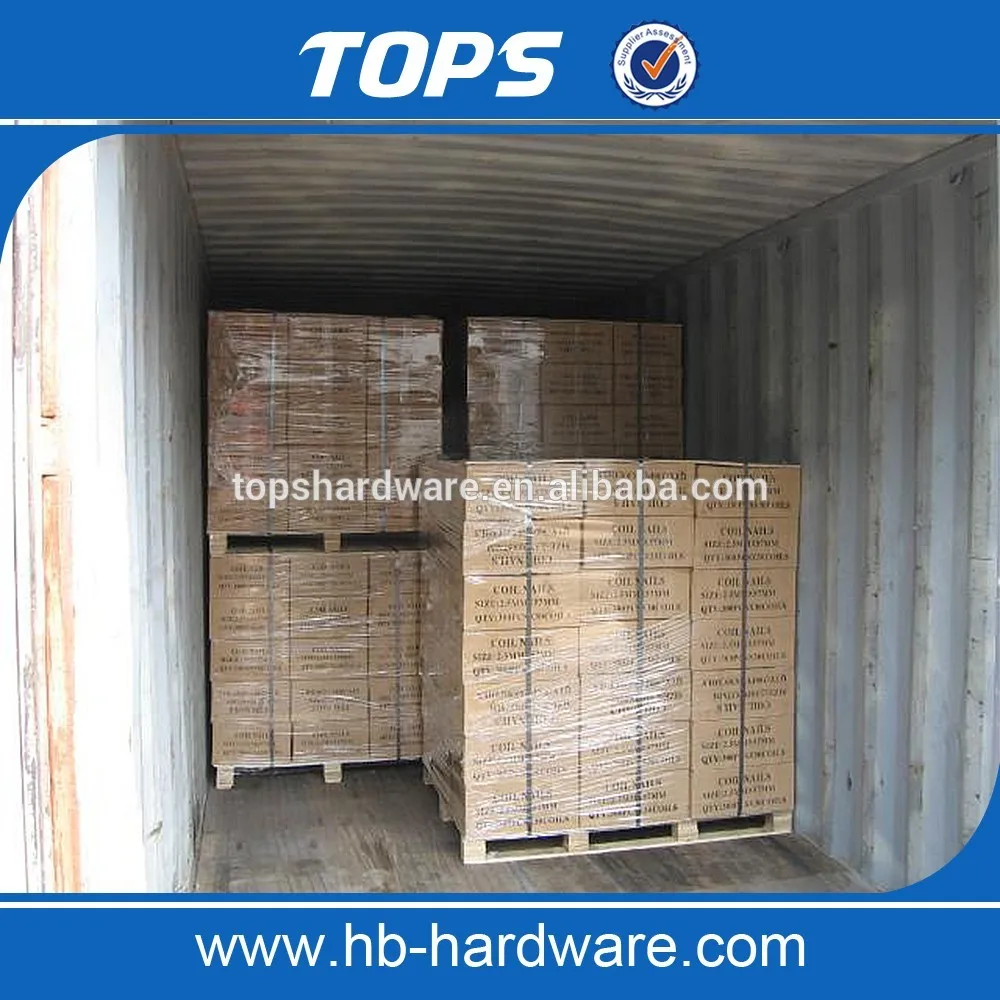 Chinese manufacturer Canada America SCREW SHANK PALLET COIL NAILS /CHEP CLAVOS HELICOIDALES/PREGOS EM ROLOS for nai gun