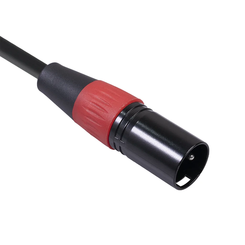 New 3.5mm to Dual XLR Stereo Audio Cable 1/8 inch TRS AUX Male to 2 XLR Male Adapter Cable for Power Amplifier Mixer Audio Cable