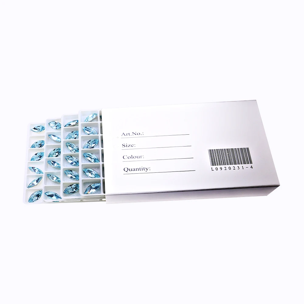 Horse Eye rhinestones pointback K9 fancy stone wholesale lead-free crystal stone beads for jewelry pendant garment accessories