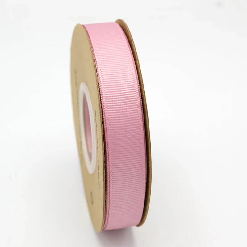 Factory Sale Cheap Lady Ribbons Pretty Rose Pink Quartz Grosgrain Ribbon Pink Wholesale
