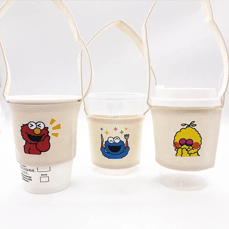 Water bottle carrier, crochet cup holder, eco friendly water bottle bag