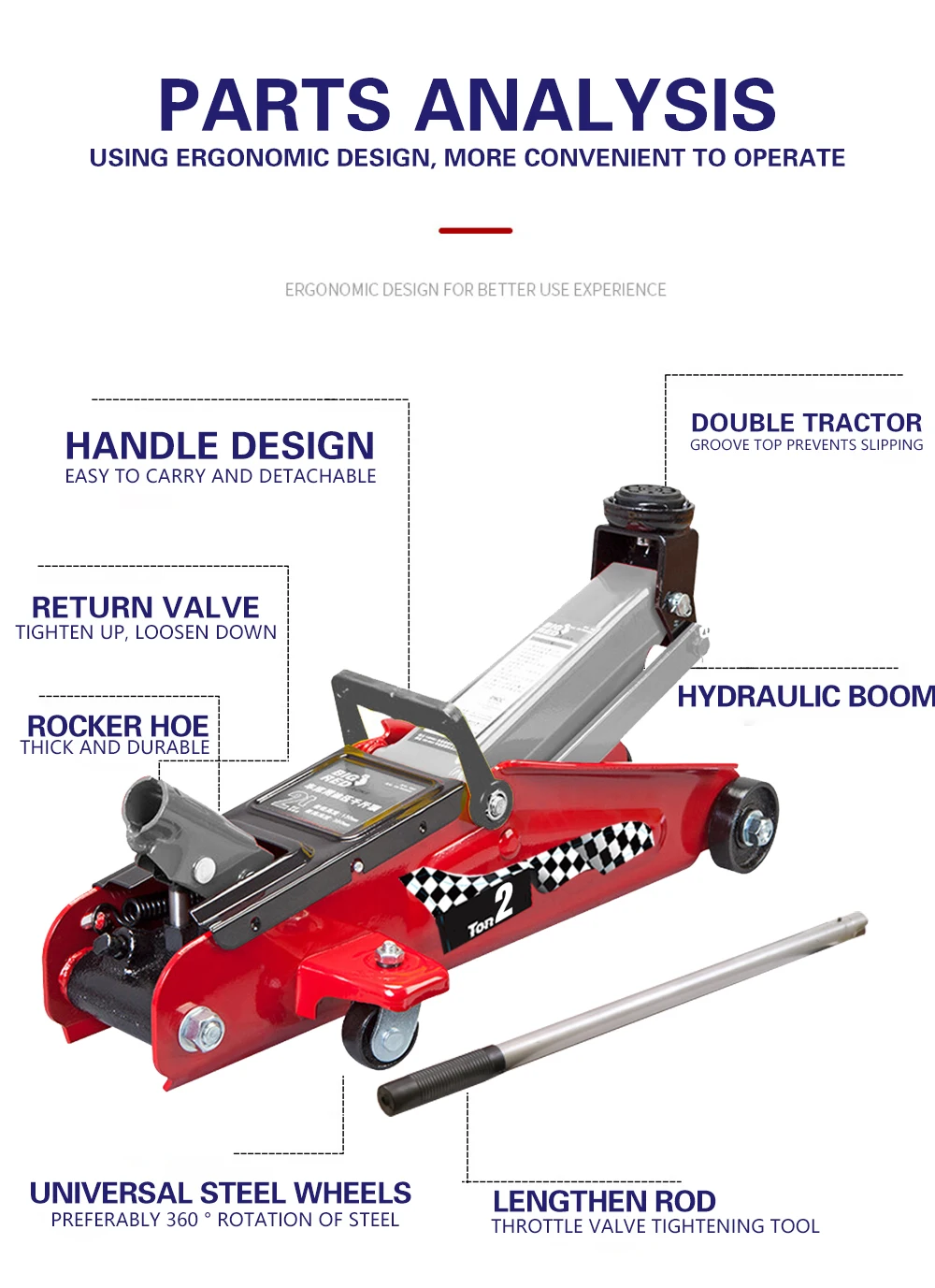 pallet jack hydraulic floor jack manual jack 2t