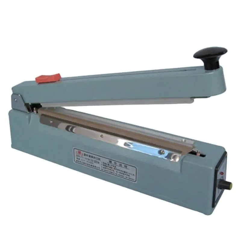 Impulse Film Nylon Polyethylene Bag Heat Sealing Machine With Hot Cutter