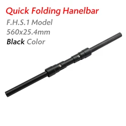 Scooter quick folding handlebar 25.4mm/31.8mm bicycle handlebar 560mm long 660mm long