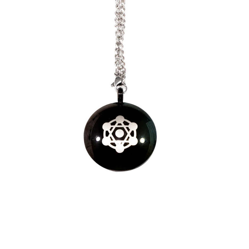 Terahertz Necklace Solar Energy Science Pendant Quantum Scalar Energy Pendant Titanium Coated Necklace Technology Jewelry