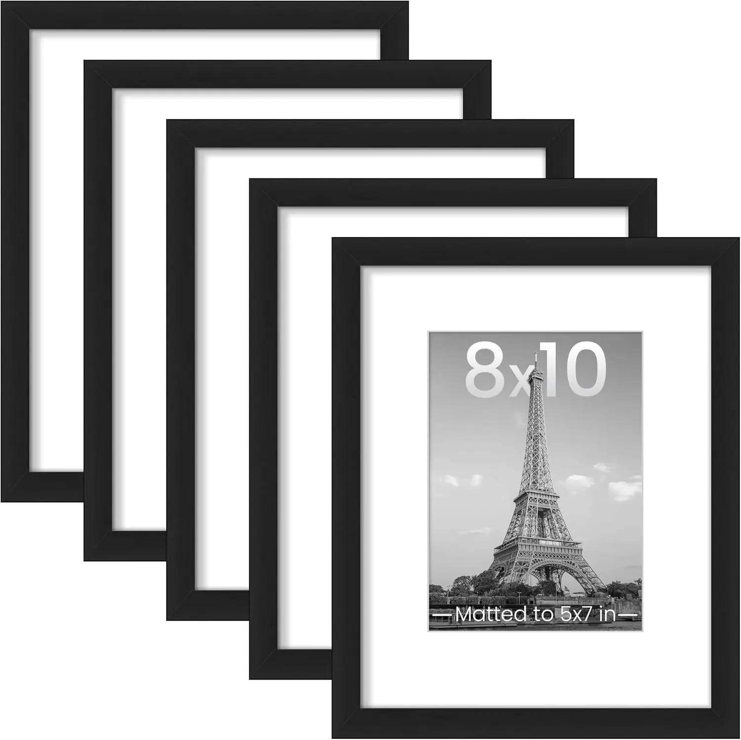 Оптовая продажа настенная фоторамка черного и белого цвета ПВХ A4 A3 5x7 6x8 8x10 11x14 дюймов Фоторамки из
