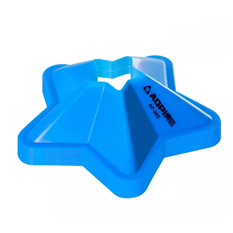 soccer training sign dish marker discs marker bucket sports accessories football training logo plate pentagonal