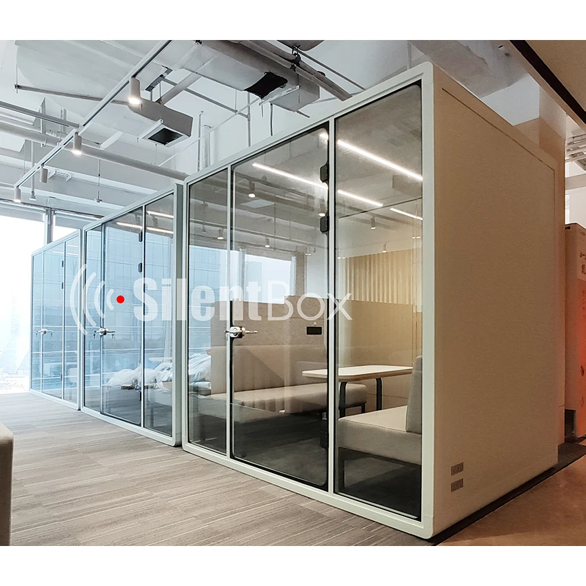 6 персон частная Конференц-палатка небольшая Звукоизоляционная акустическая камера офис Личная телефонная будка