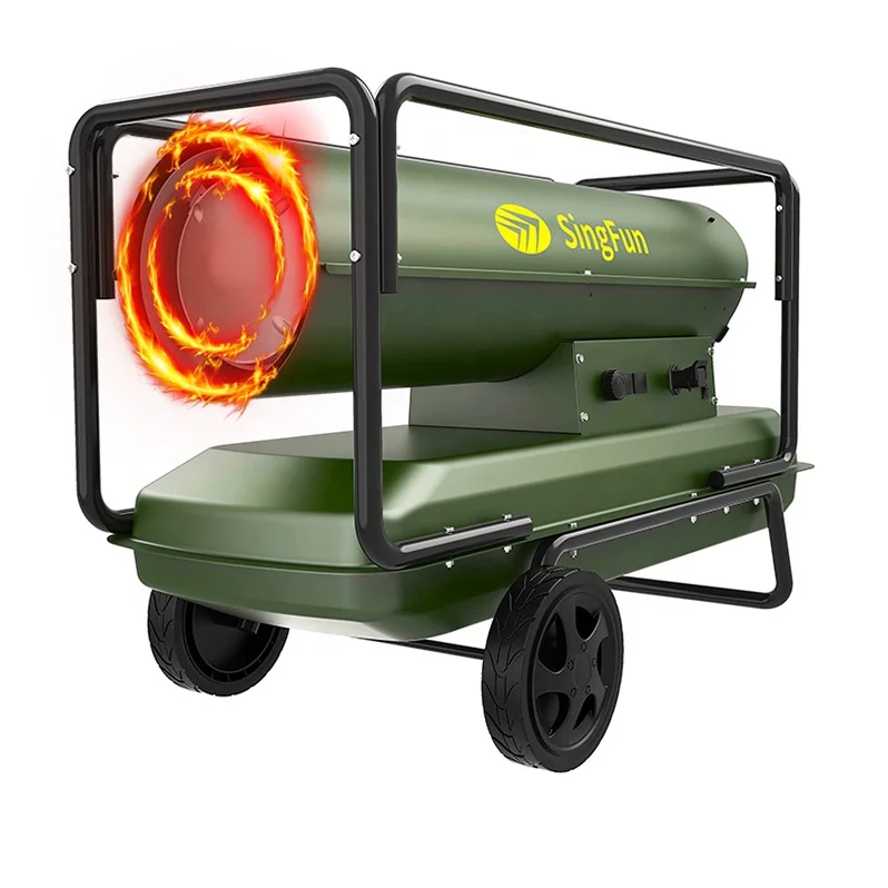 SINGFUN 50KW Kerosene Oil Air Heater Industrial Diesel air heater for Outdoor Heating