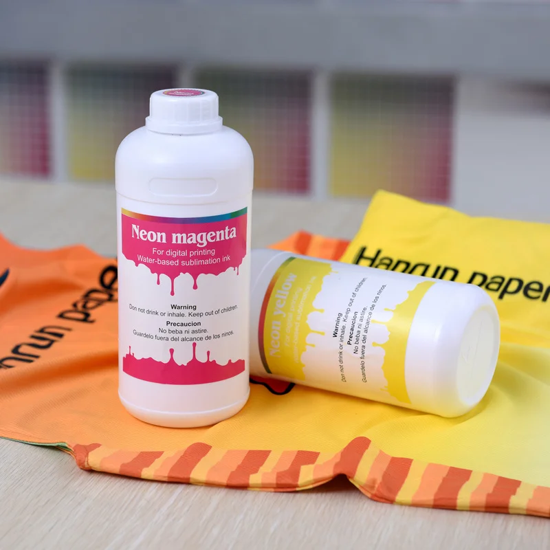 Fluorescent Dye Neon Sublimation Ink  for DX5 /DX7 Printer Head for Digital Printing(M,Y)