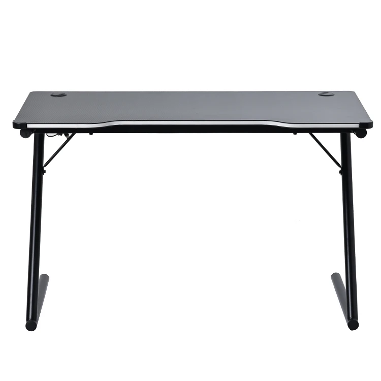 Hot Sale Gaming Setup Workstation Ergonomic Computer Office Desk Mesa Gamer Rgb Led Gaming Table PC Desk with Led Light