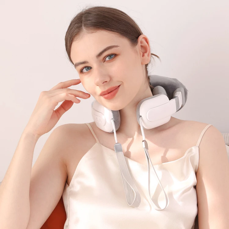 U-shaped Cervical Neck Massage Device 3 Modes Electric Shiatsu Neck And Shoulder Deep Kneading Massager With Heat