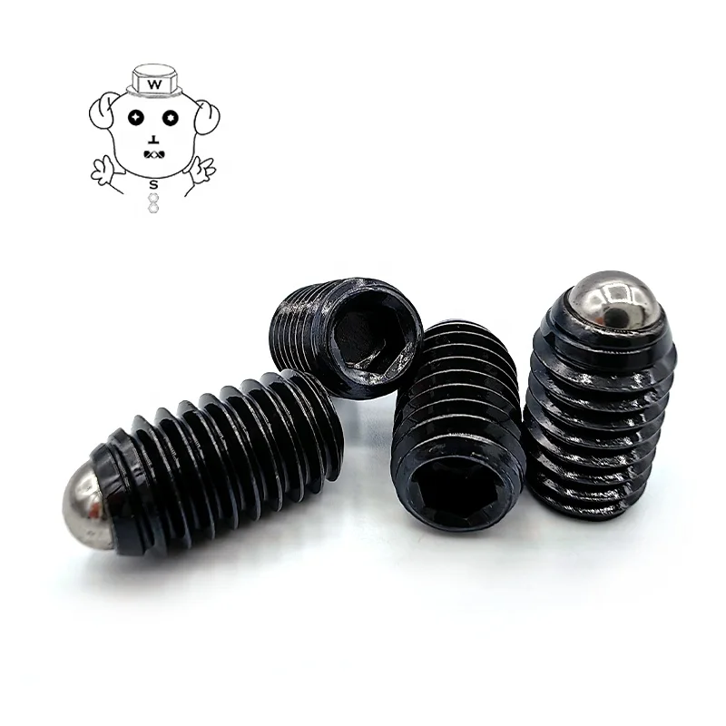 12 9 пружинная шариковая розетка/шлицевые Винты M3 M5 M6 M8 M10 M12 M4 x 8 мм шариковый плунжерный винт