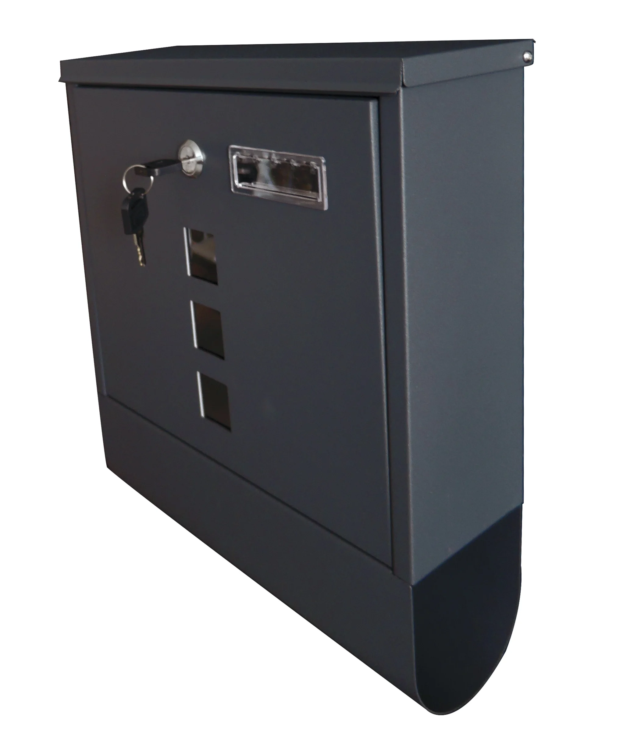 Modern Exquisite High Quality Steel Outdoor Post Office Mail Box With The Cylinder