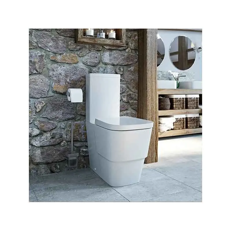 WC Toilette Tandas Restroom Closed Couple Commode Bathrooms Designs Toilets Designs Modern Western Piss White  Toilet Bowl Set