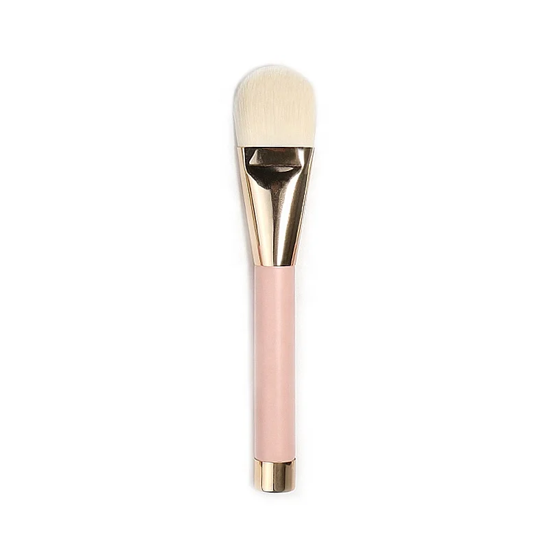 professional makeup blush brush top end silver angled powder brush brochas maquillajes new DIY beauty cosmetic tool