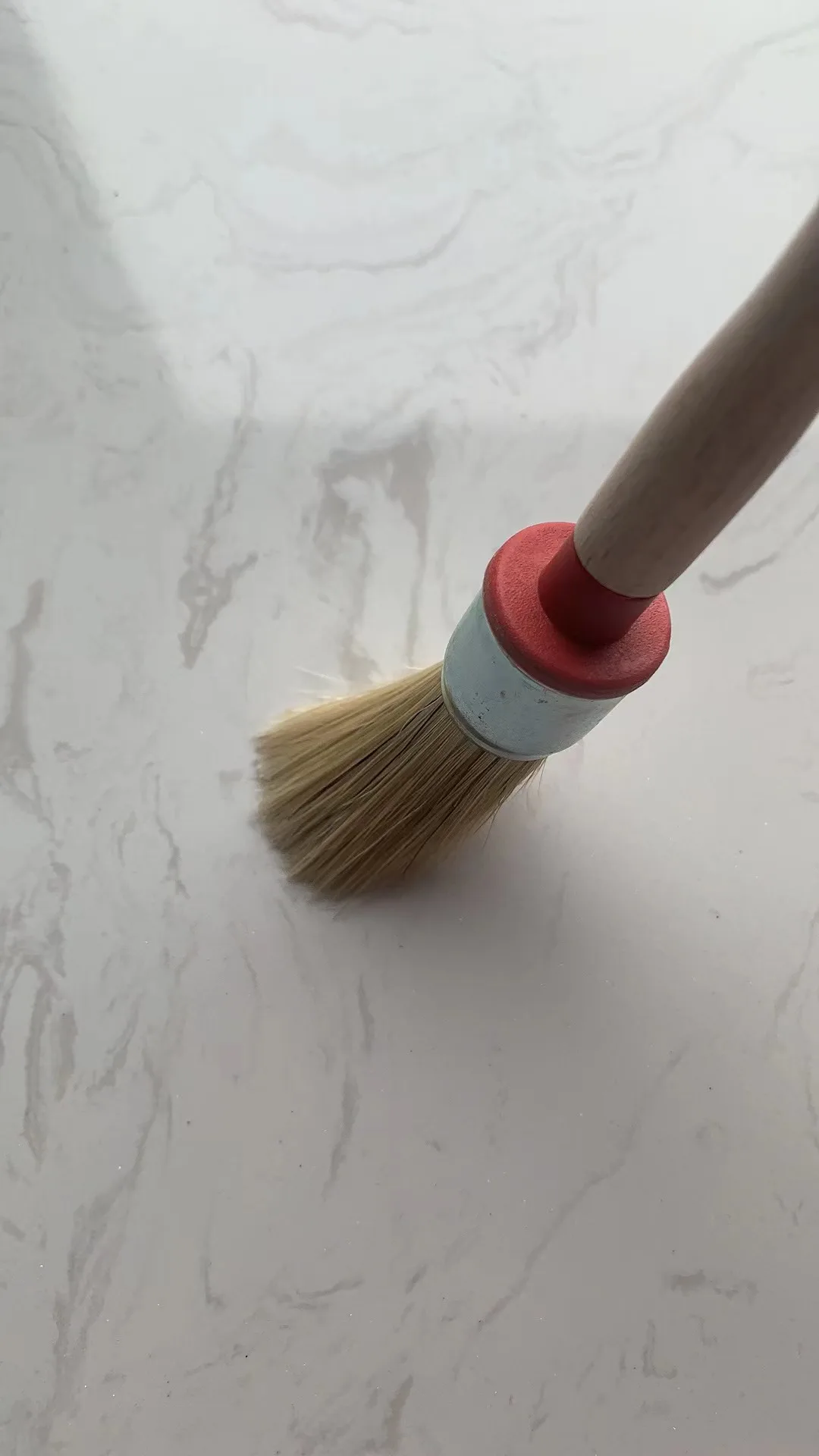20 White Bristle detailing brush Cleaning round  Paint Brush