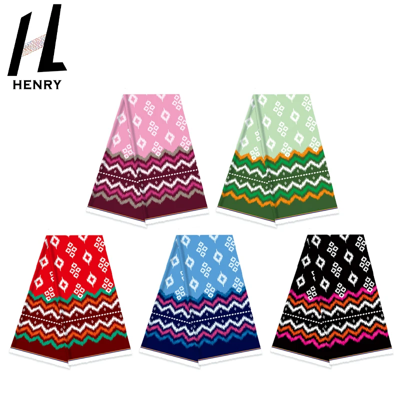 Gradient Bohemian style with regular diamond pattern snowflake terylene digital printing fabric woman dress and skirt/Tshirt