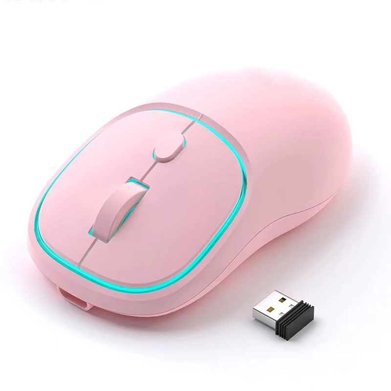 Современная дизайнерская офисная домашняя компьютерная мышь, цветная игровая мышь 2,4g, беспроводная мышь