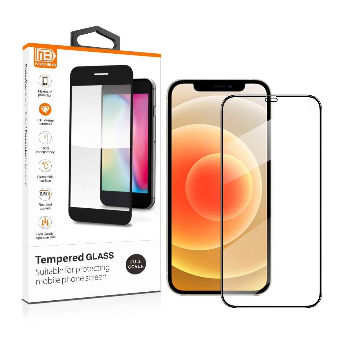 3D шелкография Защита экрана для iPhone 11/12 mini/13 Pro max закаленное стекло пленка совместимая с 5 4 6 1 7