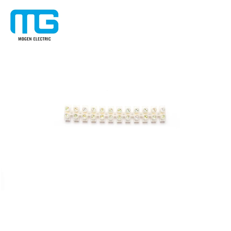 Электрический провод к мини Din Rail разъем Клеммная колодка с винтовым зажимом