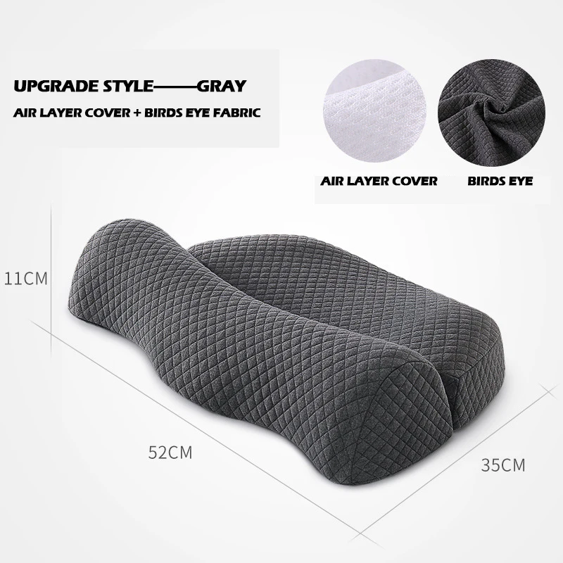 2022 New Design Rich Bag Factory Price Air Layer Cover Support Neck Memory Foam Neck Pillow For Bed For Neck Pain