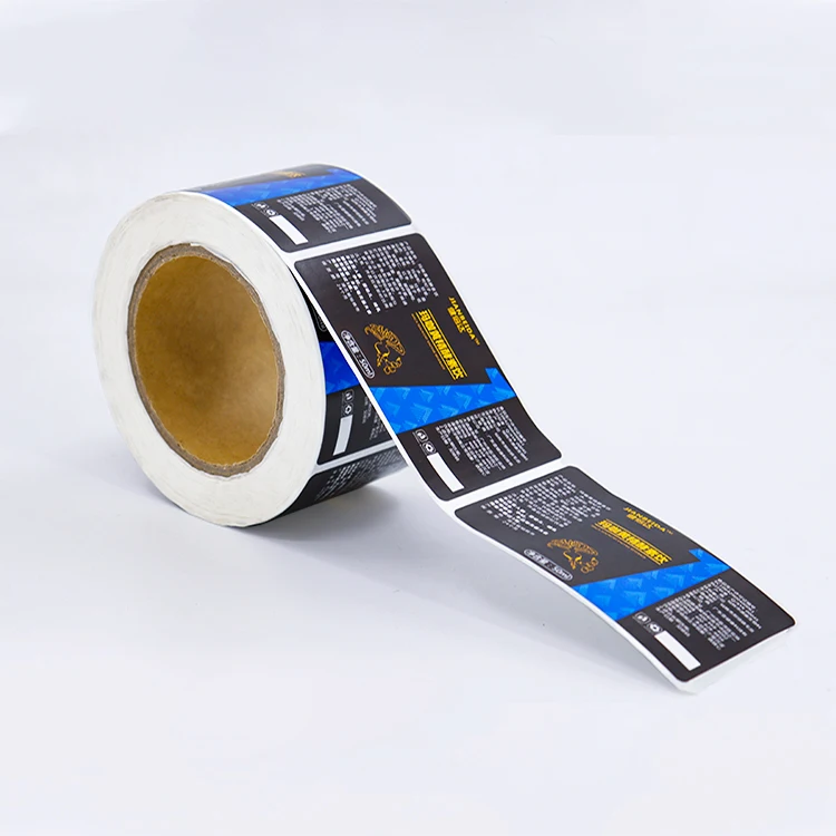 Custom Strong Adhesive Waterproof Thermal Blank Roll 4x6 Courier Carton Label Shipping Stickers Paper