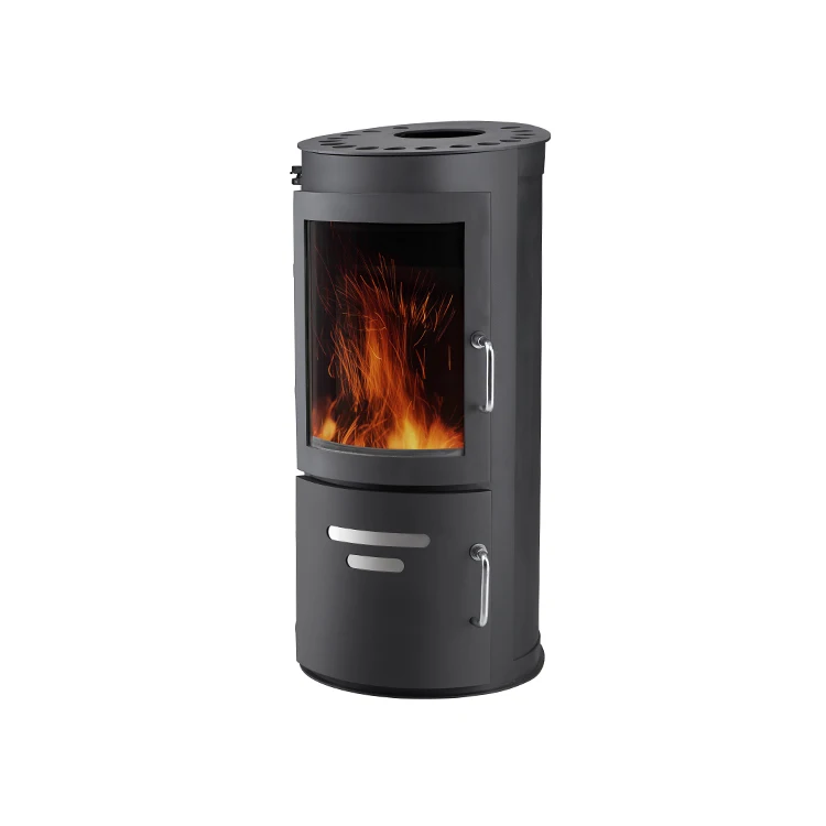 
Double-door Barrel Wood burning stove 