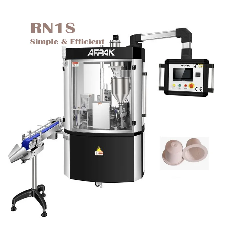 Biodegradable capsules filling machine / Nespresso / Kcup Filling Nespresso empty Coffee Capsule automatic filling  machine