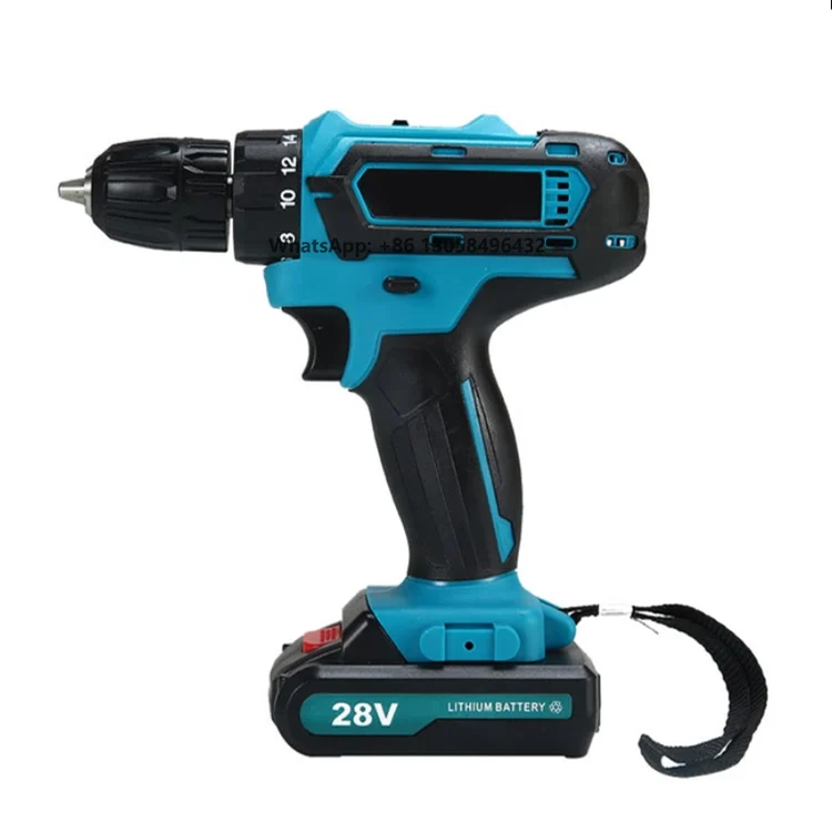 Factory Price Electric Impact Drill Power Craft Cordless Portable Tools Wireless Drill Battery 28V Charged Drills