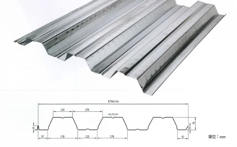 Factory price Galvanized Corrugated Steel Roofing Sheet Forming Machine Galvanized Steel Deck Sheet Floor bearing plate