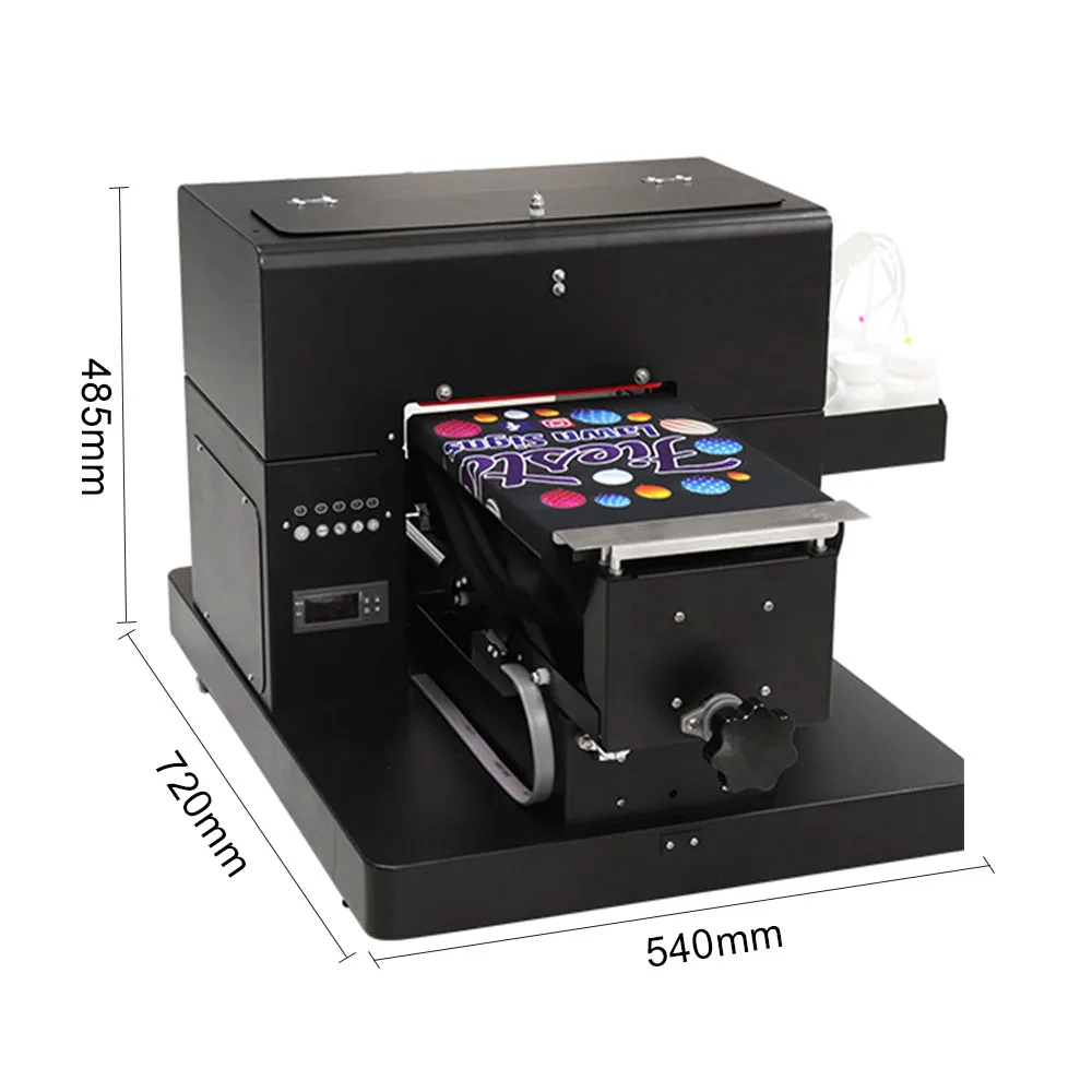 Directly to Garment A4 DTG Printer for 6 Colors  For Epson L805  Digital Inkjet T-shirt printer printing machine