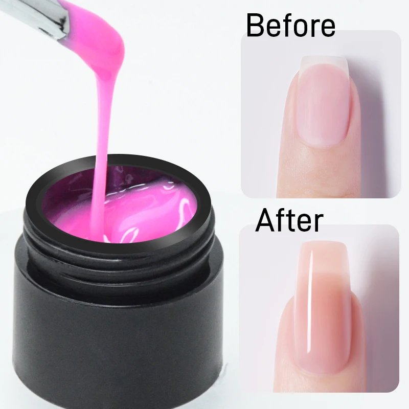 Professional Wholesale Salon Nail Product Custom Gel Extension Builder Colorful Nail Extension Gel