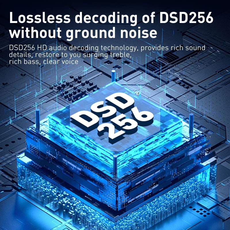 MP3-плеер без потерь цифровой аудиоплеер с высоким разрешением DSD линейным выходом портативный