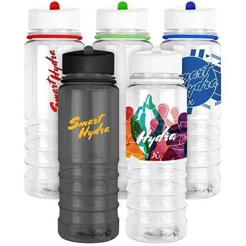 Hydrated Straw Sports Bottles,Flow tritan plastic bottle