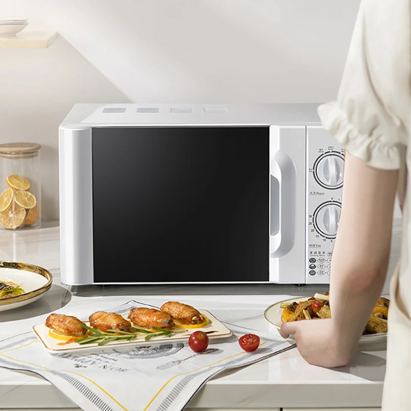 20L Microwave Oven Small Household Turntable Heating Multi-function Fully Automatic Microwave Oven