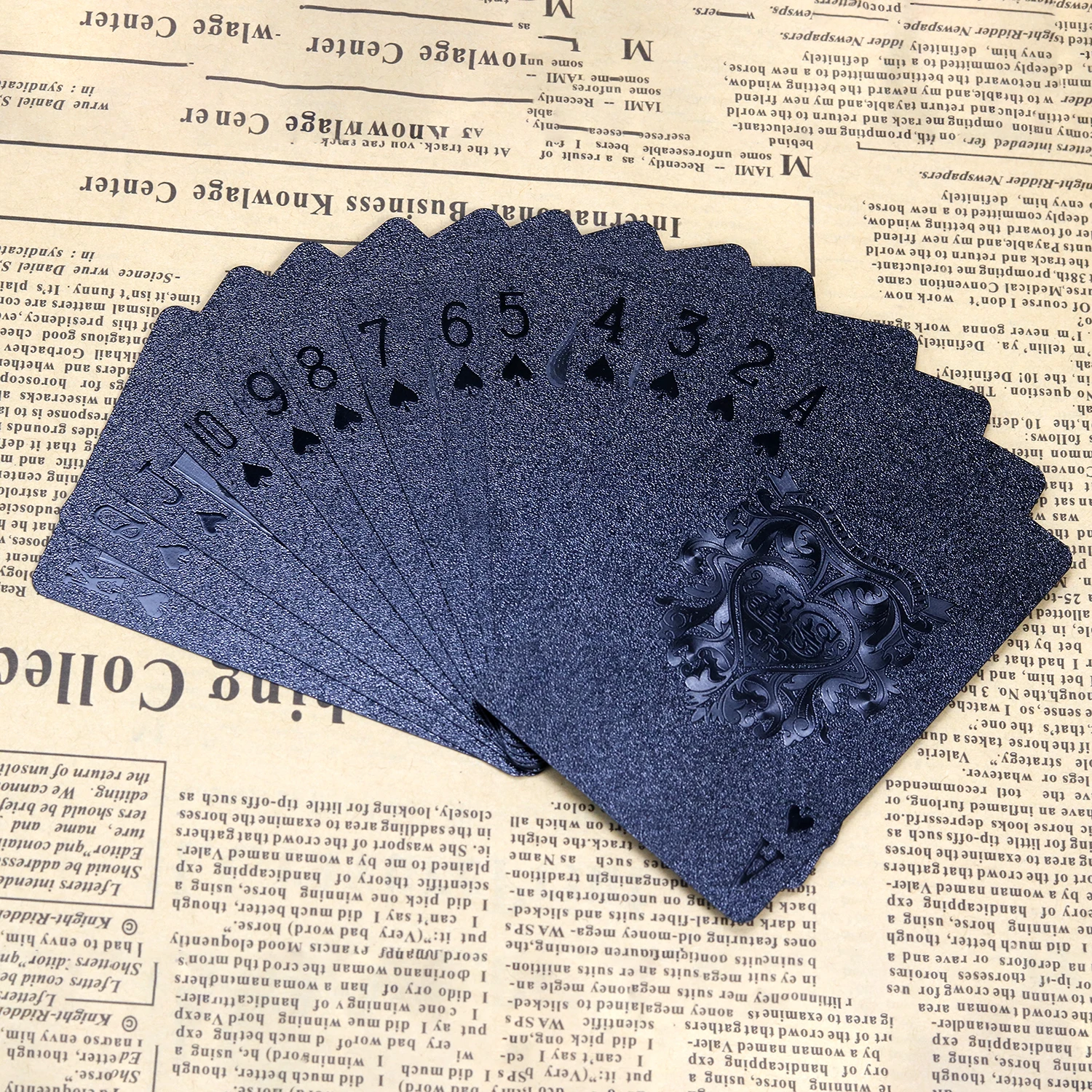 China Manufacturer Custom Design Plastic Playing Card Dubai Burj Al Arab Oro Cartas Y Naipes Dorados Dubai Dolars