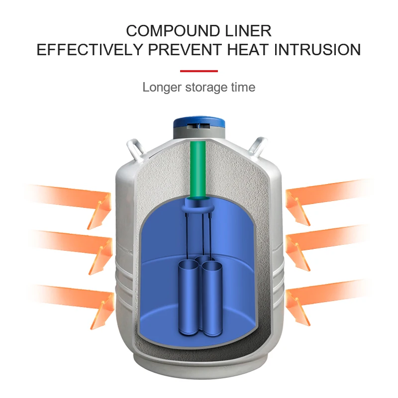 tank liquid nitrogen container TST-YDS-35 Liquid nitrogen biological container