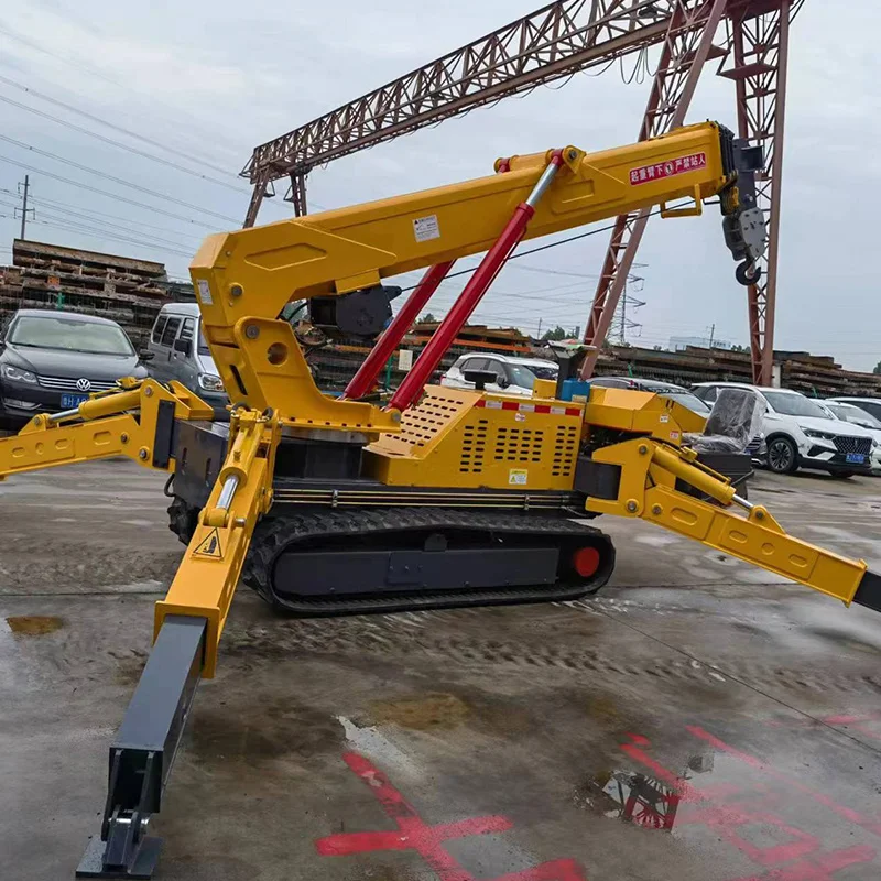 8T drive spider crane Hydraulic Crane Mobile Crane For Construction Works
