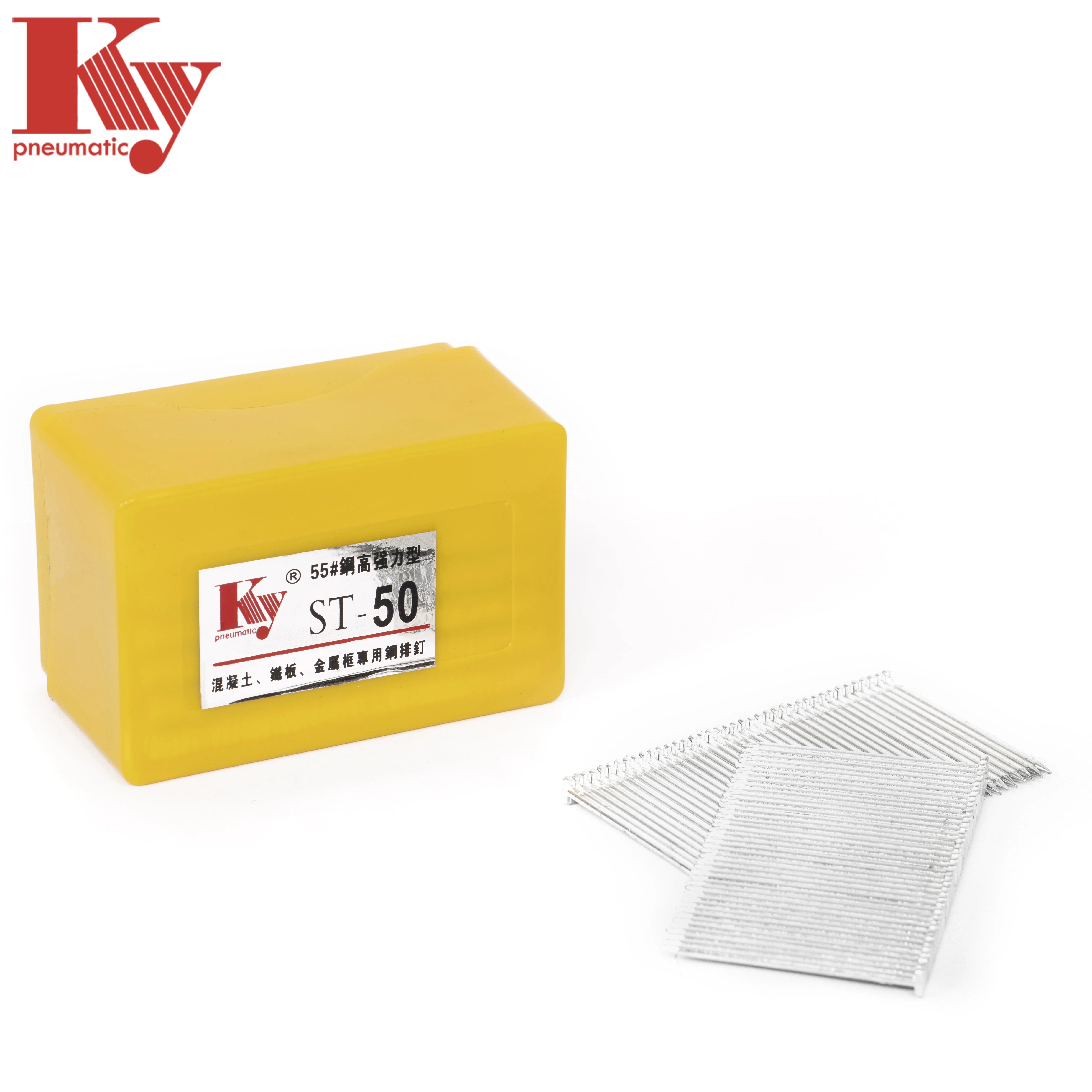 KY Steel Row Nails Cement Wall Line Groove Decoration Concrete Nails ST50