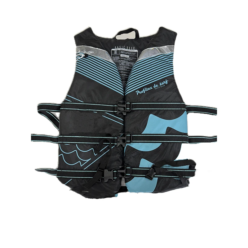 OEM Custom Manufacture Reliable Quality Nylon Black Red Life Jacket