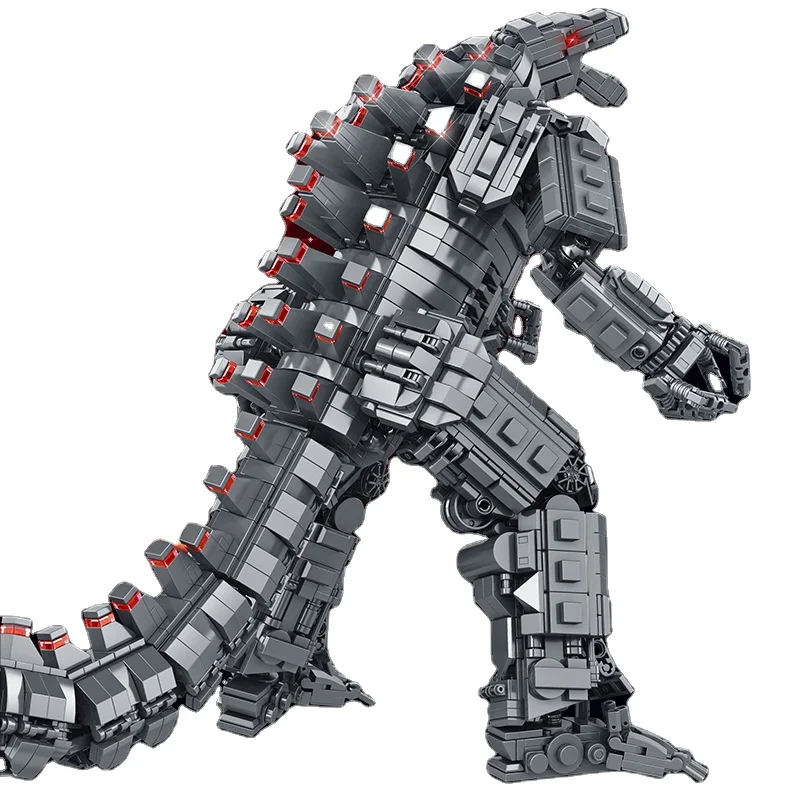687001 GODZILLA-KONG DIY строительные блоки, МПЦ, подарок на день рождения, подарок на праздник для детей