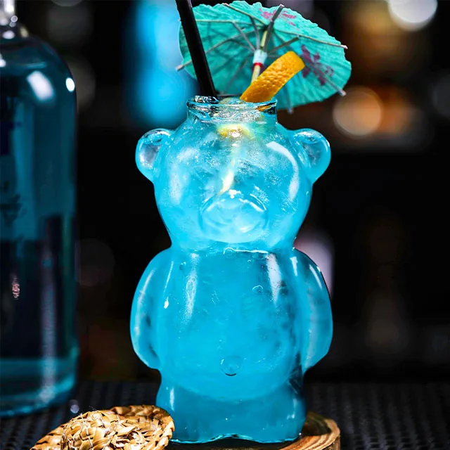 Wholesale Custom logo modern Thickened transparent vampire straw Glassware for Business gifts Christmas gift wine glasses