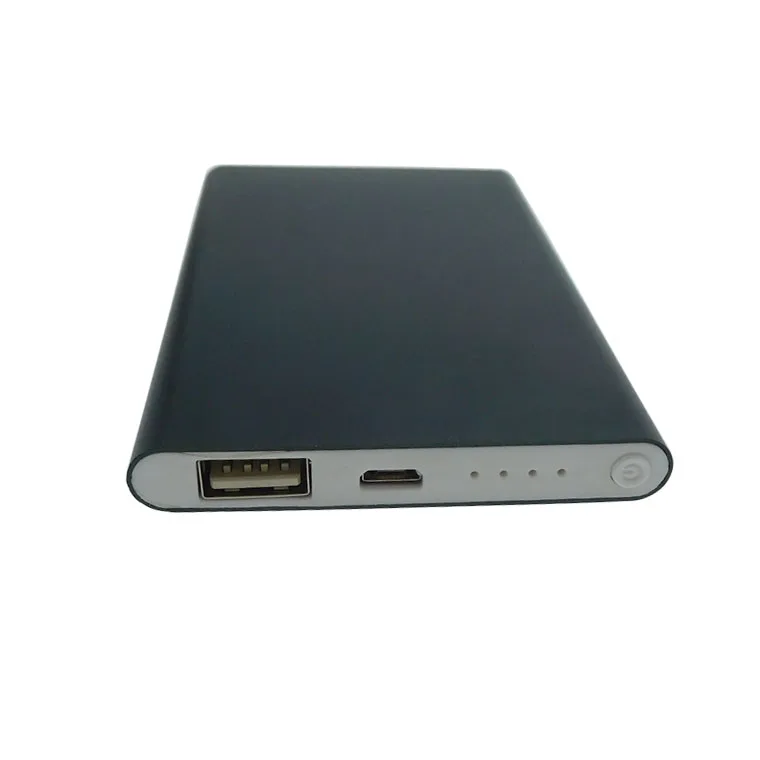 Hot Selling Slim Power Bank with High Capacity 4000mAh Polymer Battery for cell phone portable charger MOQ 10pcs logo branded
