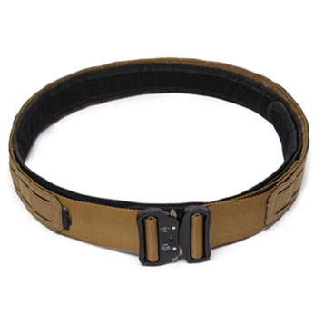 GAG tactical belts laser cut buckle men heavy duty waist belt 2 in 1 molle multicam belt