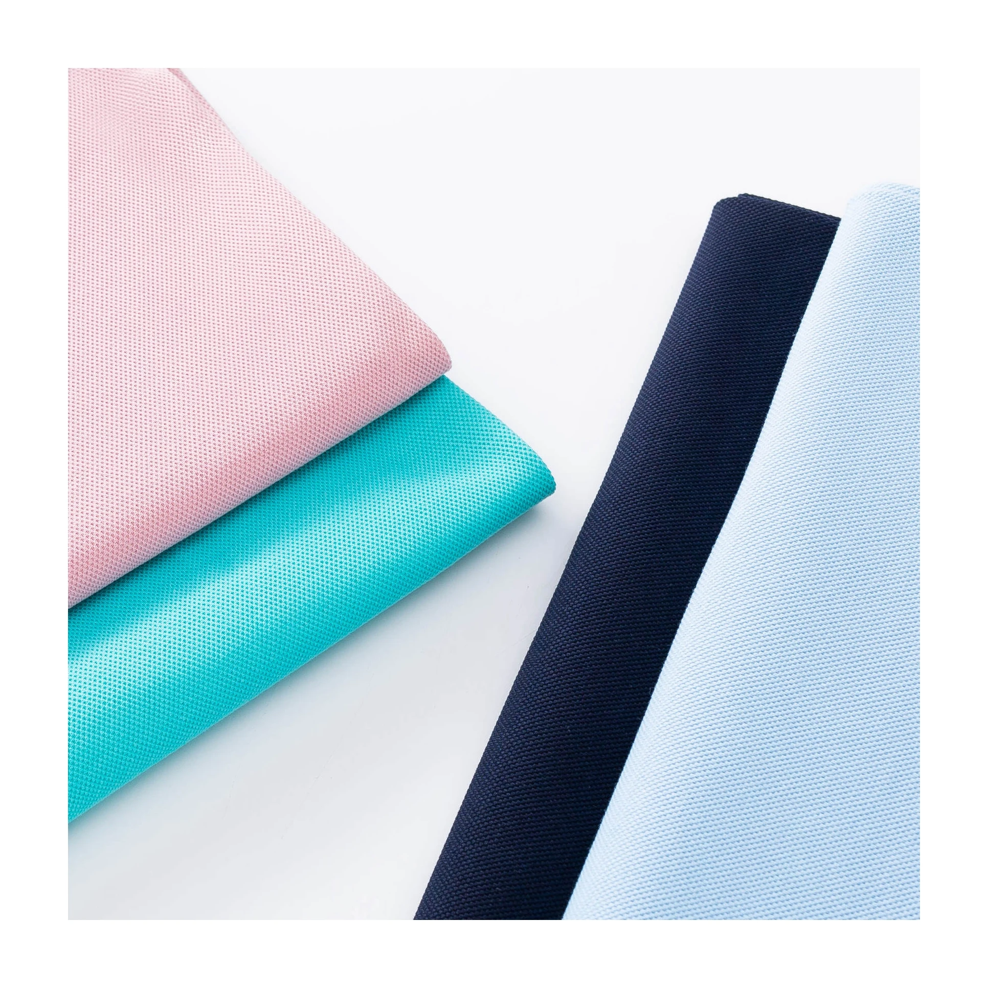 Price Advantage 235Gsm Double-sided Pique Mesh Fabric Polyester Cotton Breathable Shirt Fabric