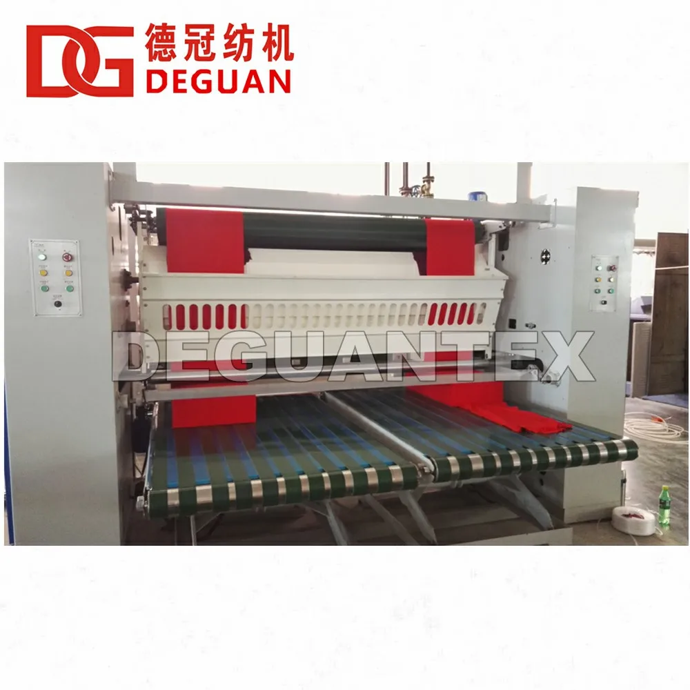 Трубчатая предварительной усадочная машина Deguan для трубчатого уплотнителя трикотажной ткани с паровым/электрическим/тепловым маслом