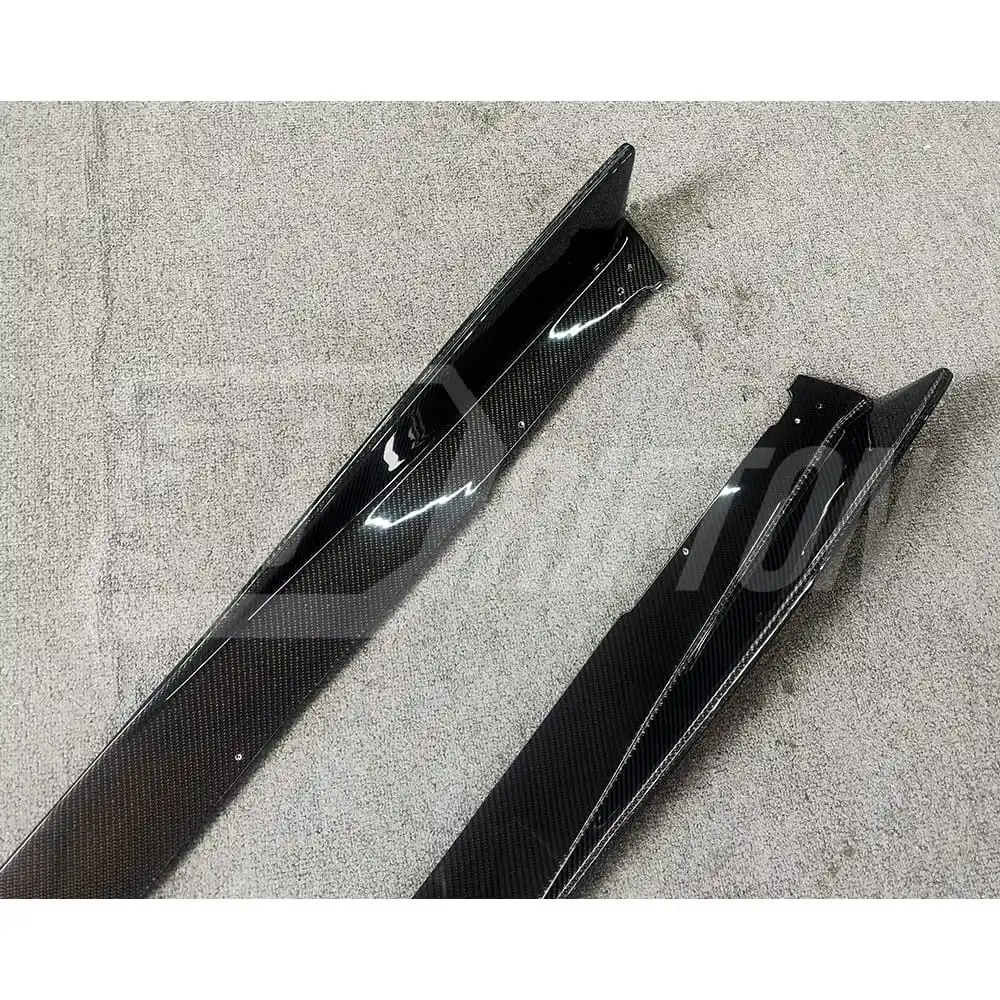 Greddy Style Carbon Fiber Side Skirt For Subaru BRZ ZD8 Toyota GR86 ZN8 Body Kit